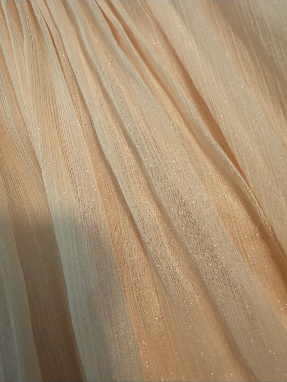 Baby Gap Peach Pleated Tulle Baby Dress - Picture 3 of 4